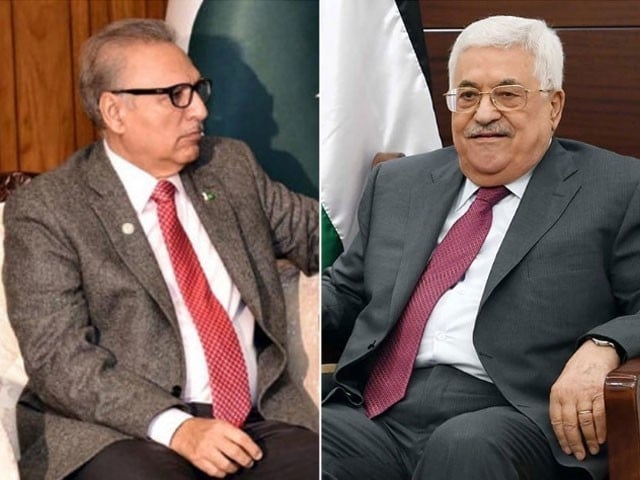 صدرمملکت کا فلسطینی ہم منصب سے ٹیلیفونک رابطہ؛ اسرائیلی مظالم کی مذمت